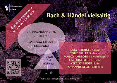 Bach & Händel vielsaitig Stimme als Instrument, Instrument als Stimme